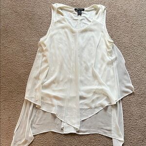 Adele & May Sheer Off White Layered Blouse